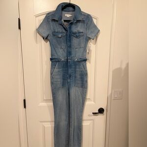 Good American Light Blue Fit For Success Jumpsujt